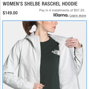 North Face Water Resistant/Fleece Lined Jacket